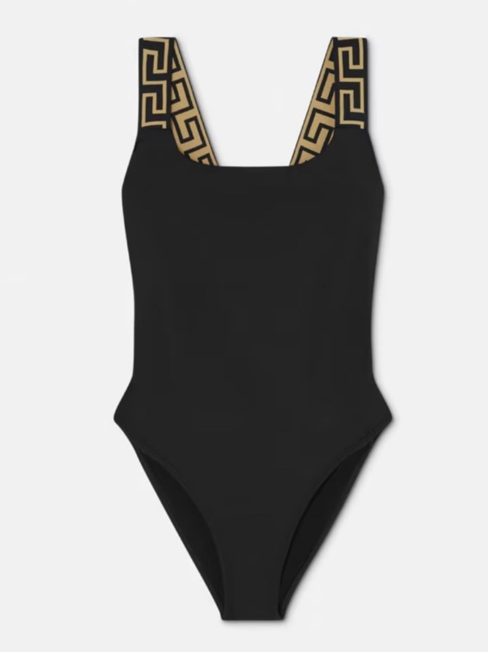 Versace GRECA BORDER ONE-PIECE SWIMSUIT Sz 3/M